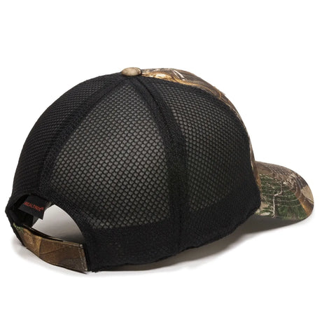 Outdoor Cap PFC-150M Moisture Wicking Structured Trucker Hat Unisex Accessories Hats & Caps