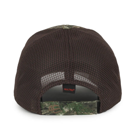 Outdoor Cap PFC-150M Moisture Wicking Structured Trucker Hat Unisex Accessories Hats & Caps