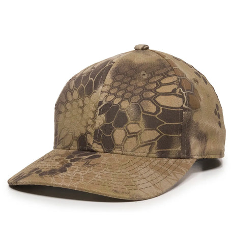 Outdoor Cap 301IS Canvas Camo Structured Solid Back Hat Unisex Accessories Hats & Caps