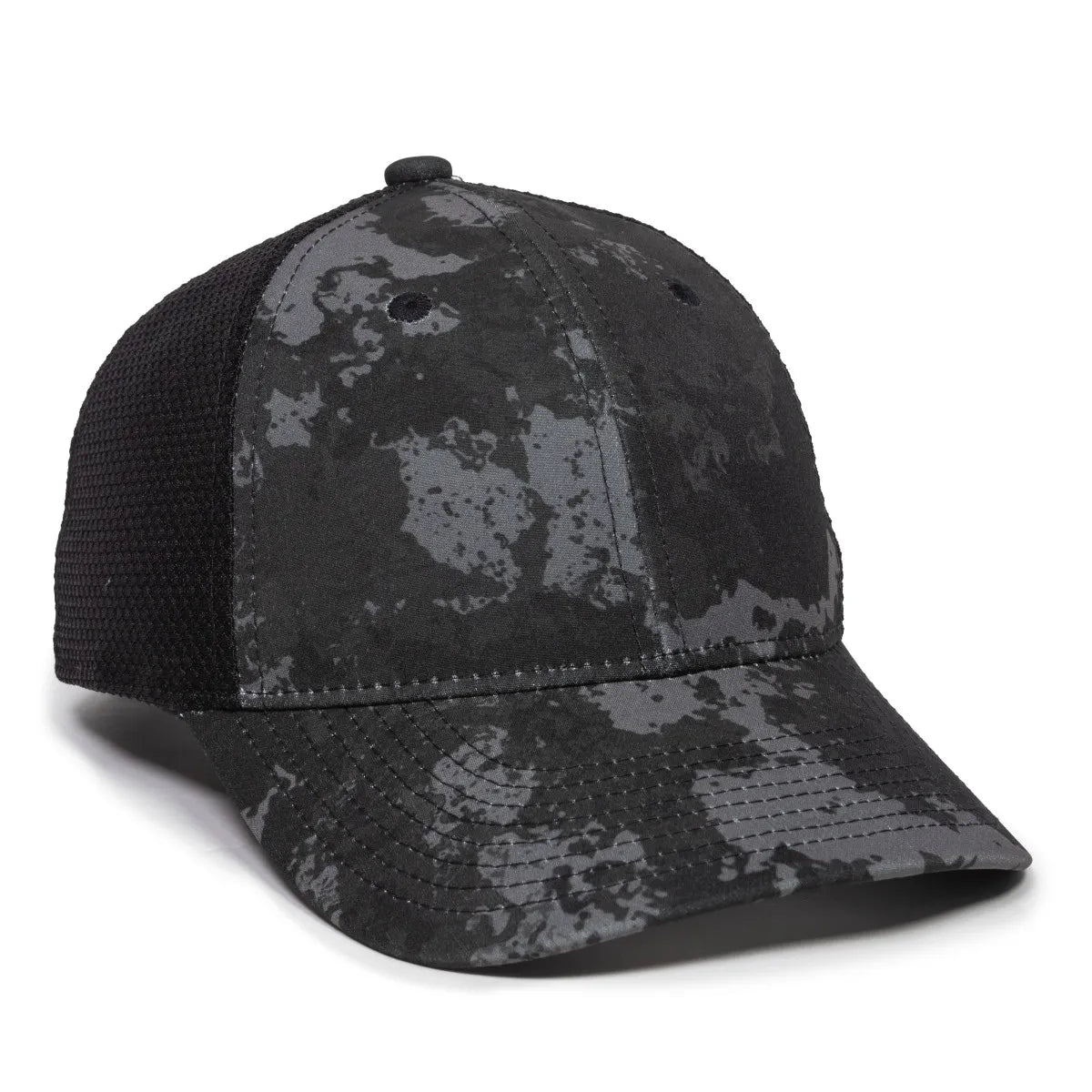 Outdoor Cap PFC-150M Moisture Wicking Structured Trucker Hat Unisex Accessories Hats & Caps