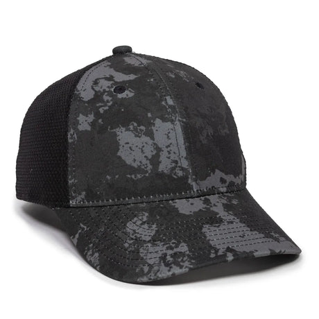 Outdoor Cap PFC-150M Moisture Wicking Structured Trucker Hat Unisex Accessories Hats & Caps