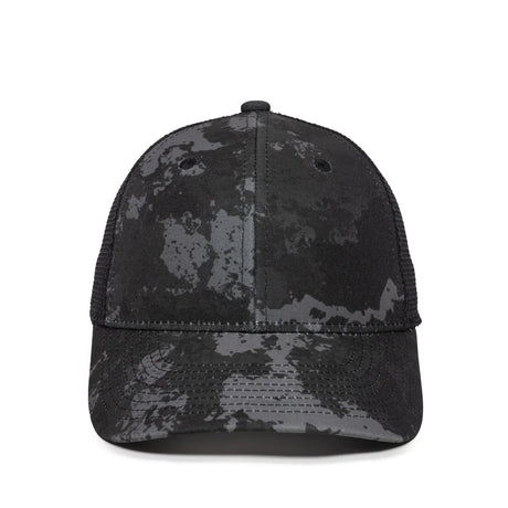Outdoor Cap PFC-150M Moisture Wicking Structured Trucker Hat Unisex Accessories Hats & Caps