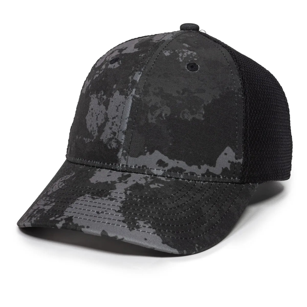 Outdoor Cap PFC-150M Moisture Wicking Structured Trucker Hat Unisex Accessories Hats & Caps