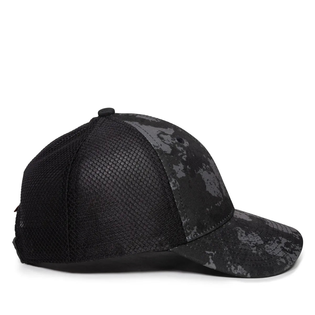 Outdoor Cap PFC-150M Moisture Wicking Structured Trucker Hat Unisex Accessories Hats & Caps