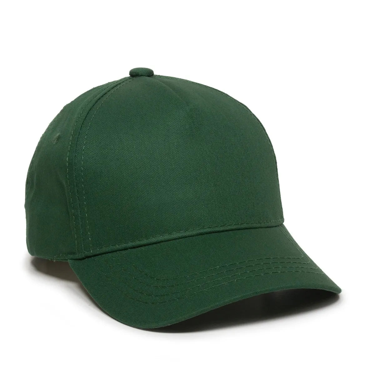 Outdoor Cap GL-455 Cotton Twill Pre-Curve Structured Solid Back Hat Unisex Accessories Hats & Caps