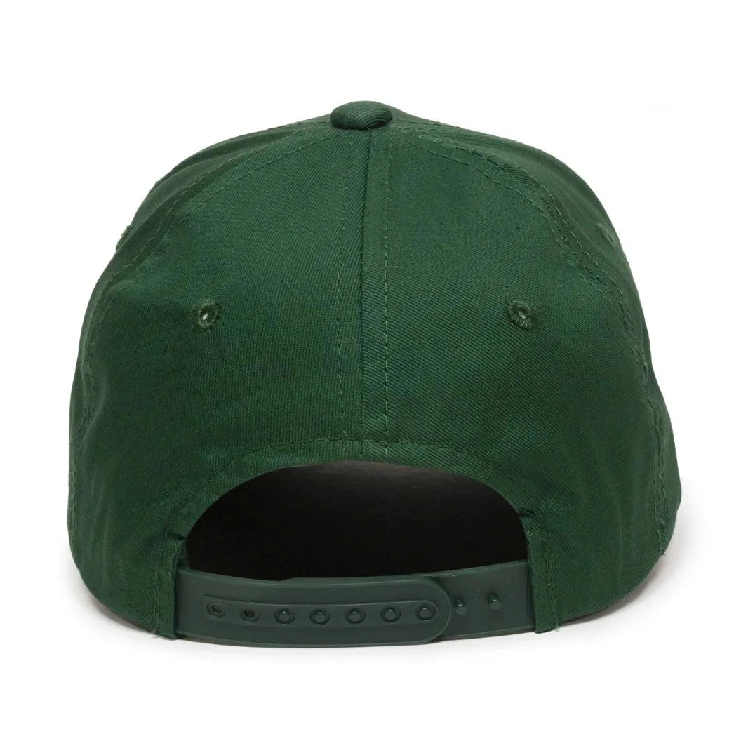 Outdoor Cap GL-455 Cotton Twill Pre-Curve Structured Solid Back Hat-2