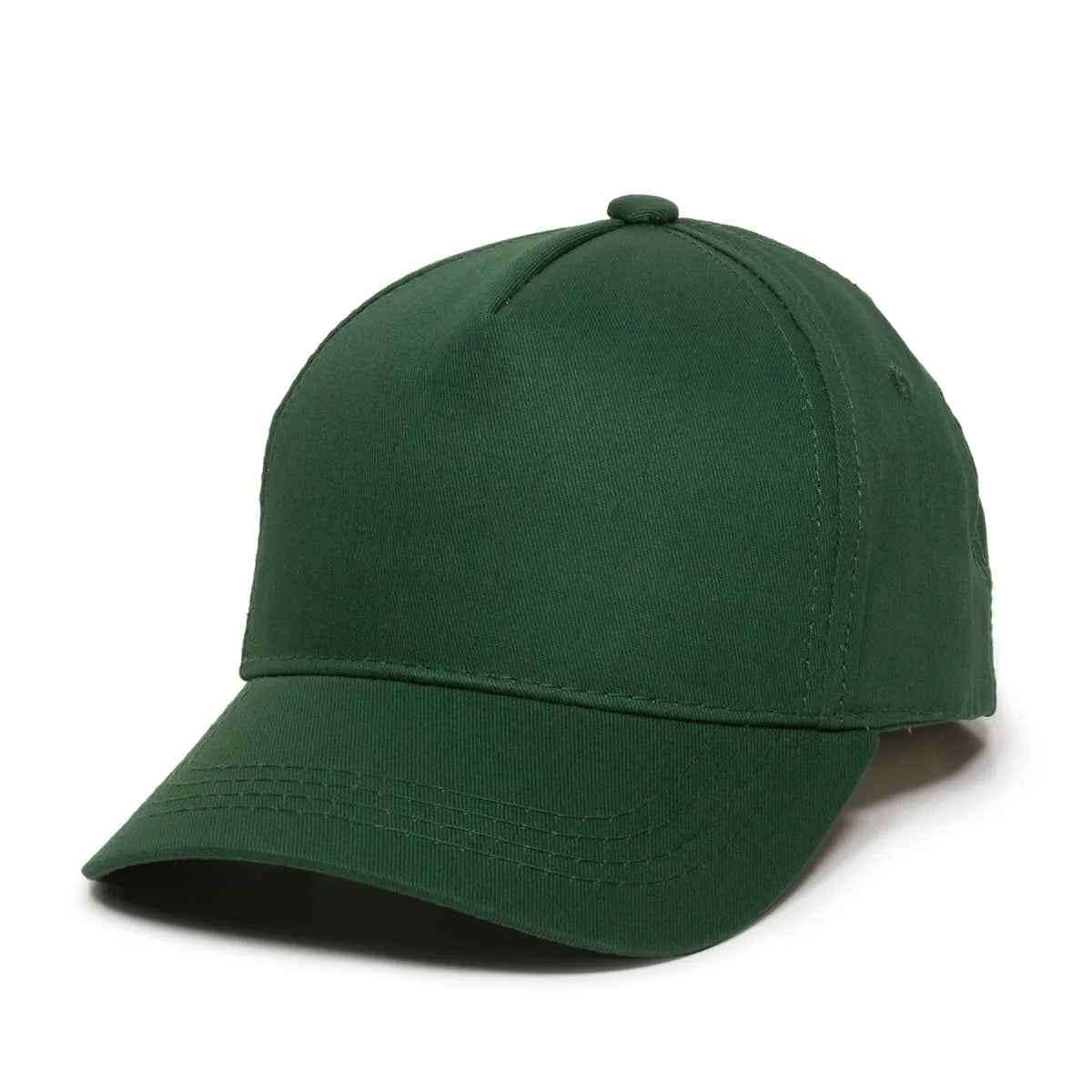 Outdoor Cap GL-455 Cotton Twill Pre-Curve Structured Solid Back Hat Unisex Accessories Hats & Caps