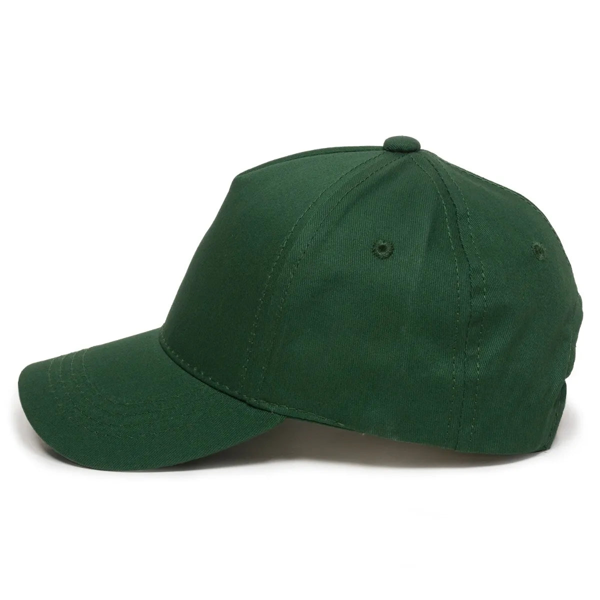 Outdoor Cap GL-455 Cotton Twill Pre-Curve Structured Solid Back Hat Unisex Accessories Hats & Caps