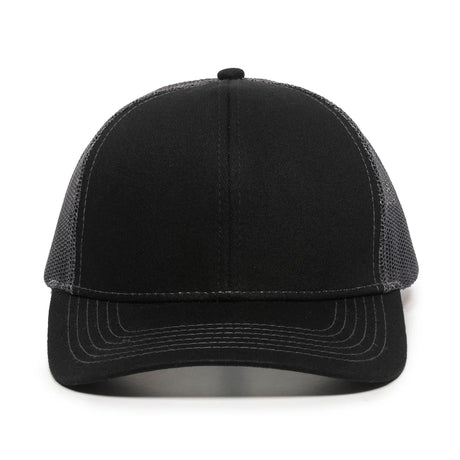 Outdoor Cap MBW-600 Cotton Twill Structured Trucker Hat Unisex Accessories Hats & Caps