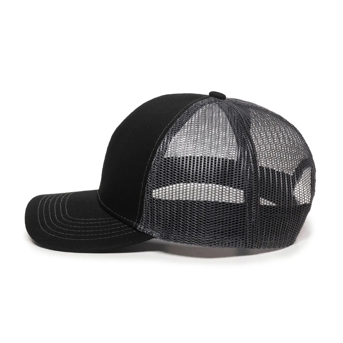 Outdoor Cap MBW-600 Cotton Twill Structured Trucker Hat Unisex Accessories Hats & Caps