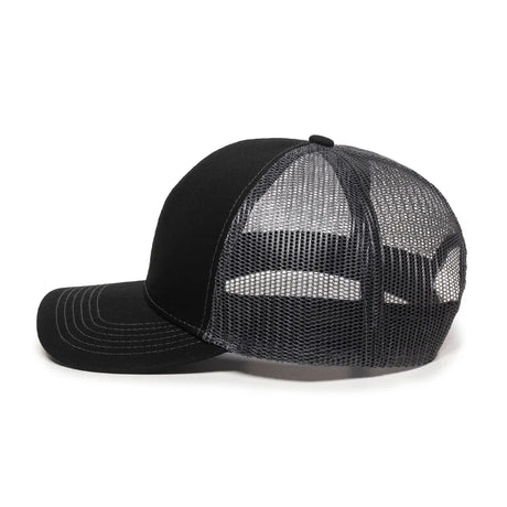 Outdoor Cap MBW-600 Cotton Twill Structured Trucker Hat Unisex Accessories Hats & Caps