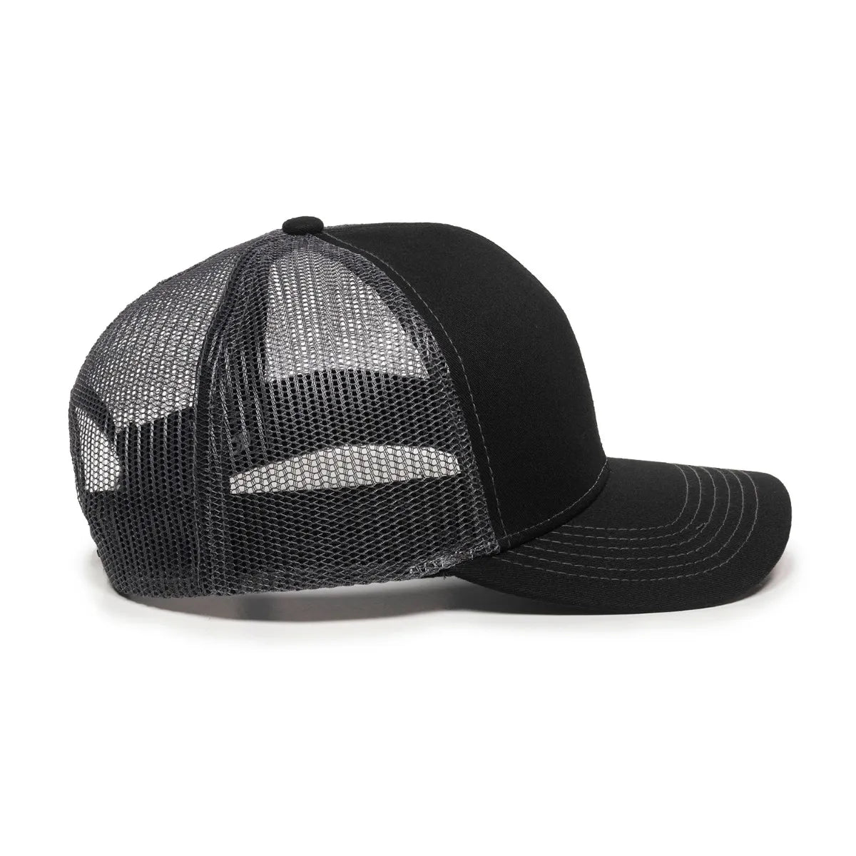 Outdoor Cap MBW-600 Cotton Twill Structured Trucker Hat Unisex Accessories Hats & Caps