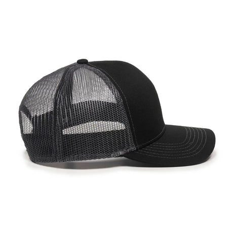 Outdoor Cap MBW-600 Cotton Twill Structured Trucker Hat Unisex Accessories Hats & Caps