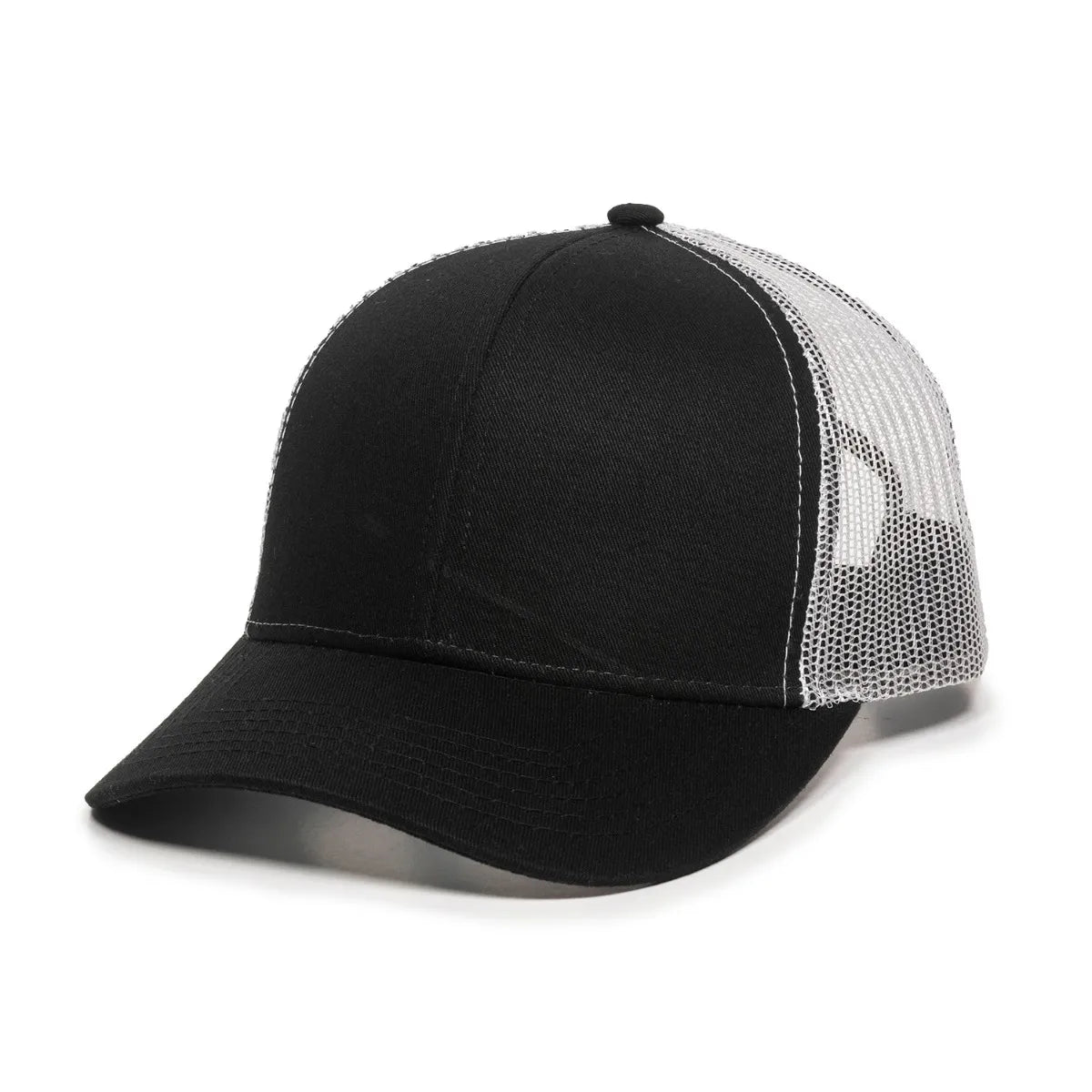 Outdoor Cap MBW-600 Cotton Twill Structured Trucker Hat Unisex Accessories Hats & Caps