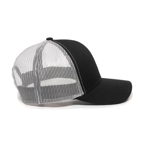 Outdoor Cap MBW-600 Cotton Twill Structured Trucker Hat Unisex Accessories Hats & Caps