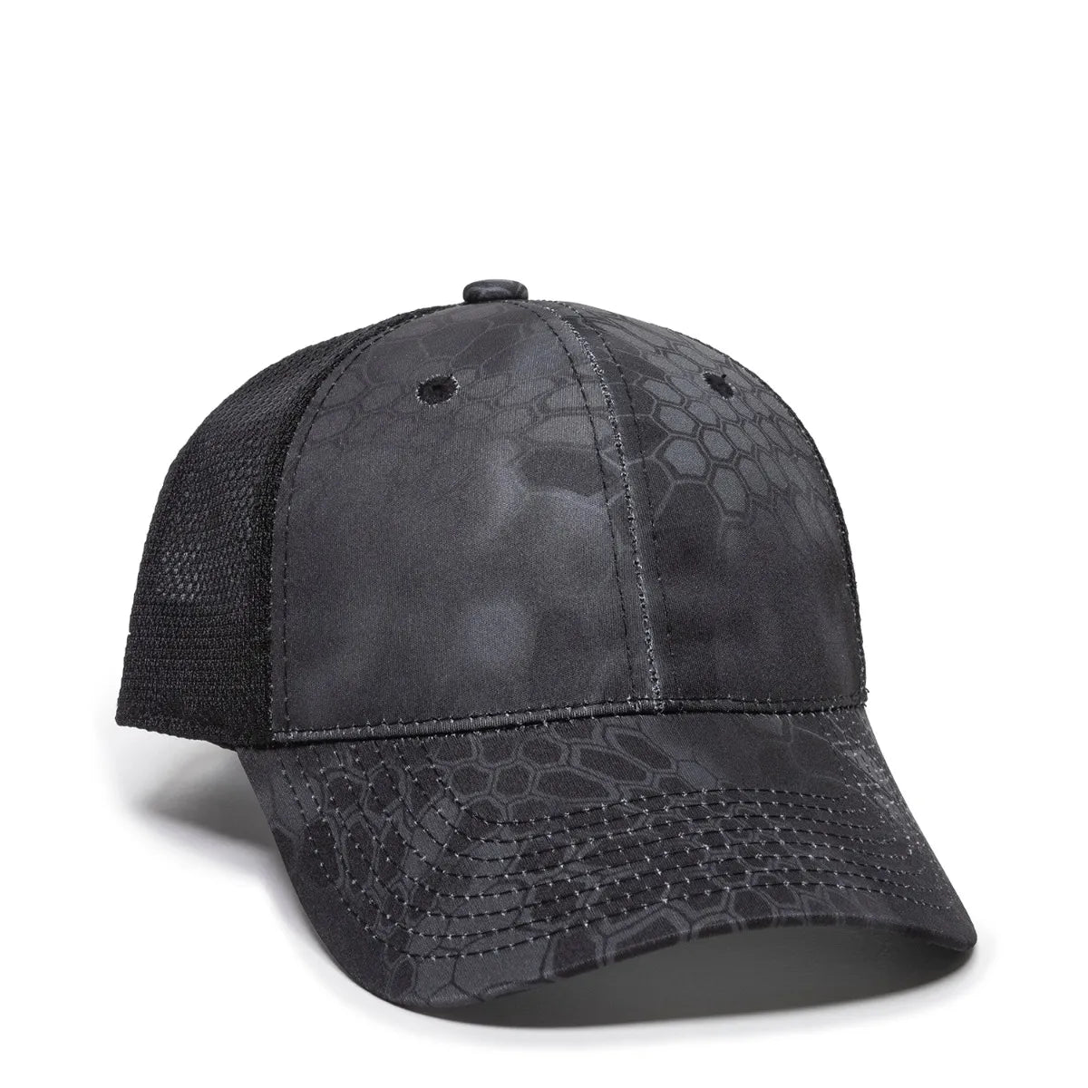 Outdoor Cap PFC-150M Moisture Wicking Structured Trucker Hat Unisex Accessories Hats & Caps