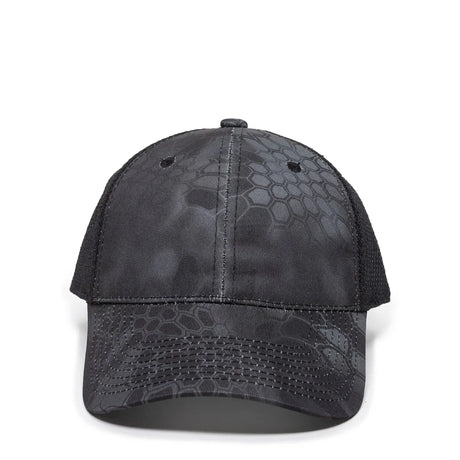 Outdoor Cap PFC-150M Moisture Wicking Structured Trucker Hat Unisex Accessories Hats & Caps