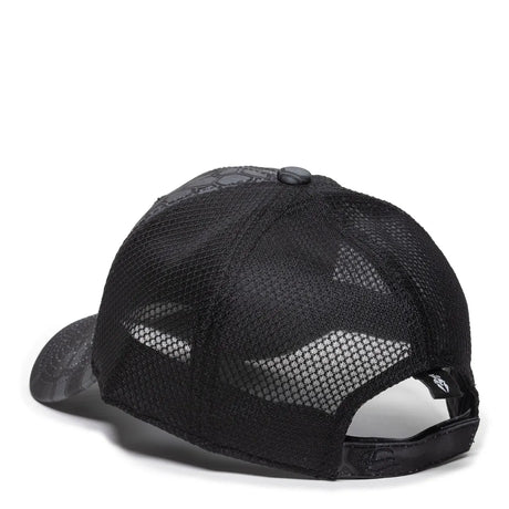 Outdoor Cap PFC-150M Moisture Wicking Structured Trucker Hat Unisex Accessories Hats & Caps