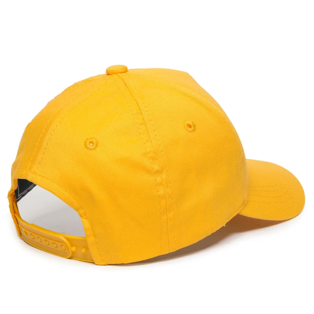 Outdoor Cap GL-455 Cotton Twill Pre-Curve Structured Solid Back Hat Unisex Accessories Hats & Caps