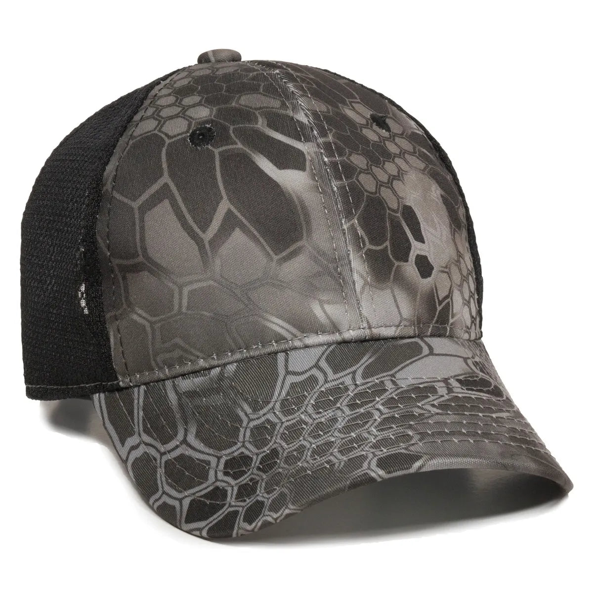Outdoor Cap PFC-150M Moisture Wicking Structured Trucker Hat Unisex Accessories Hats & Caps