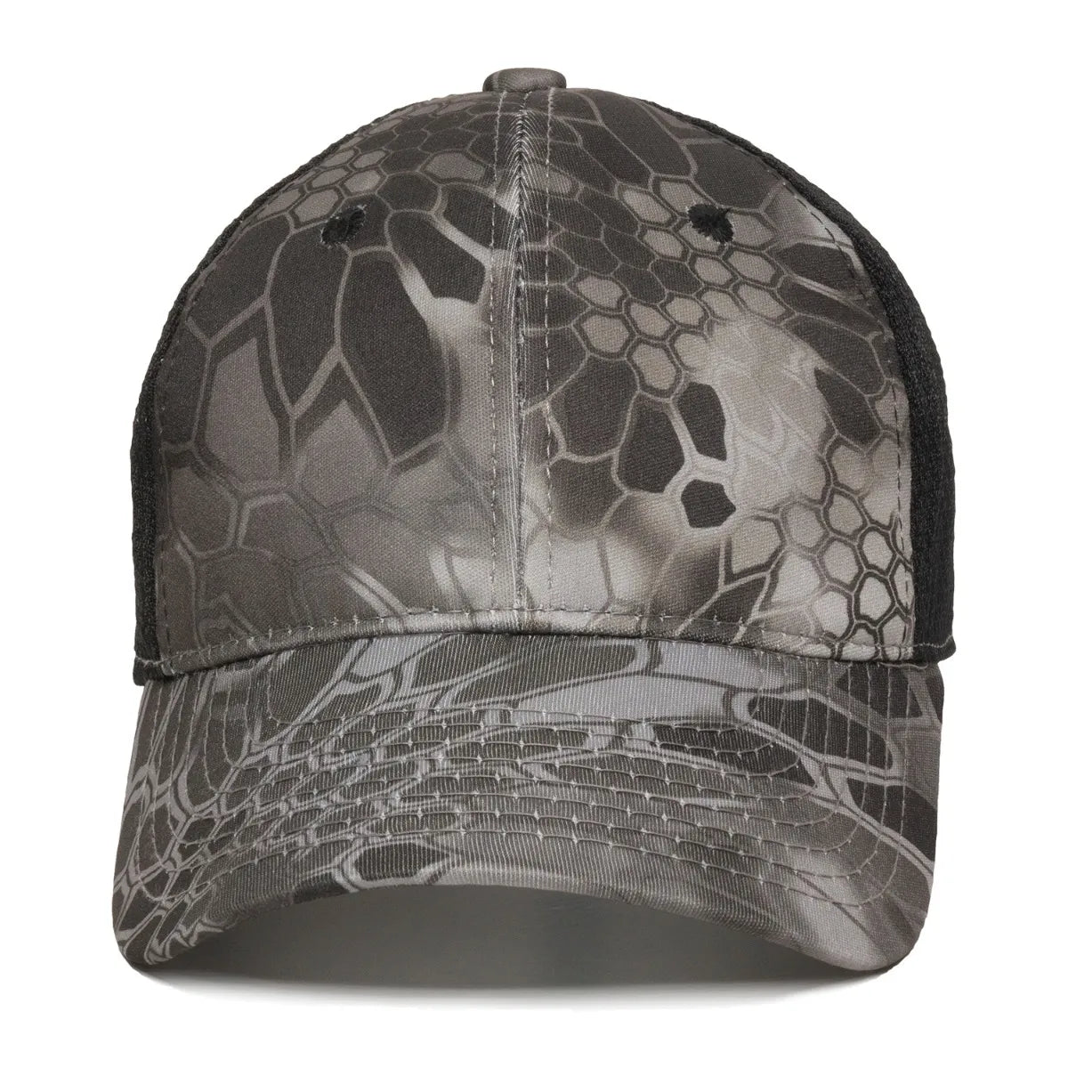 Outdoor Cap PFC-150M Moisture Wicking Structured Trucker Hat Unisex Accessories Hats & Caps