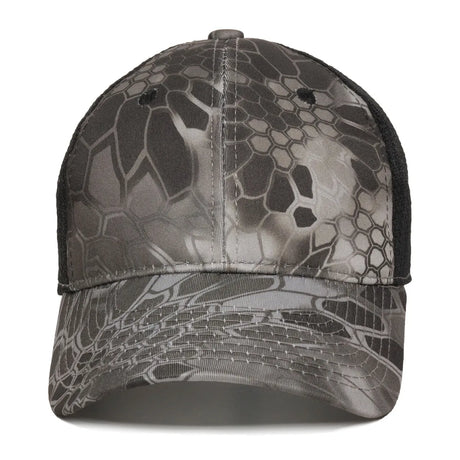 Outdoor Cap PFC-150M Moisture Wicking Structured Trucker Hat Unisex Accessories Hats & Caps