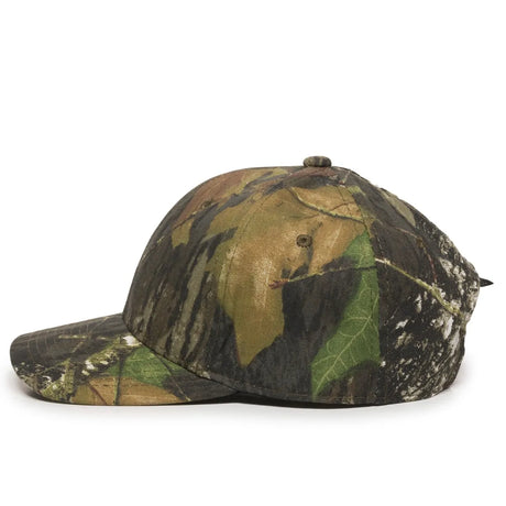 Outdoor Cap 301IS Canvas Camo Structured Solid Back Hat Unisex Accessories Hats & Caps