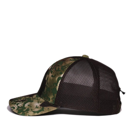 Outdoor Cap PFC-150M Moisture Wicking Structured Trucker Hat Unisex Accessories Hats & Caps