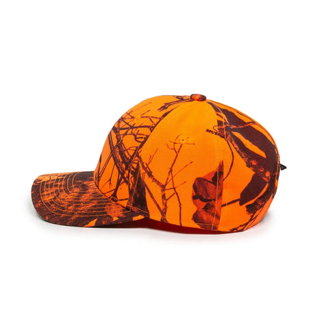 Outdoor Cap 301IS Canvas Camo Structured Solid Back Hat Unisex Accessories Hats & Caps