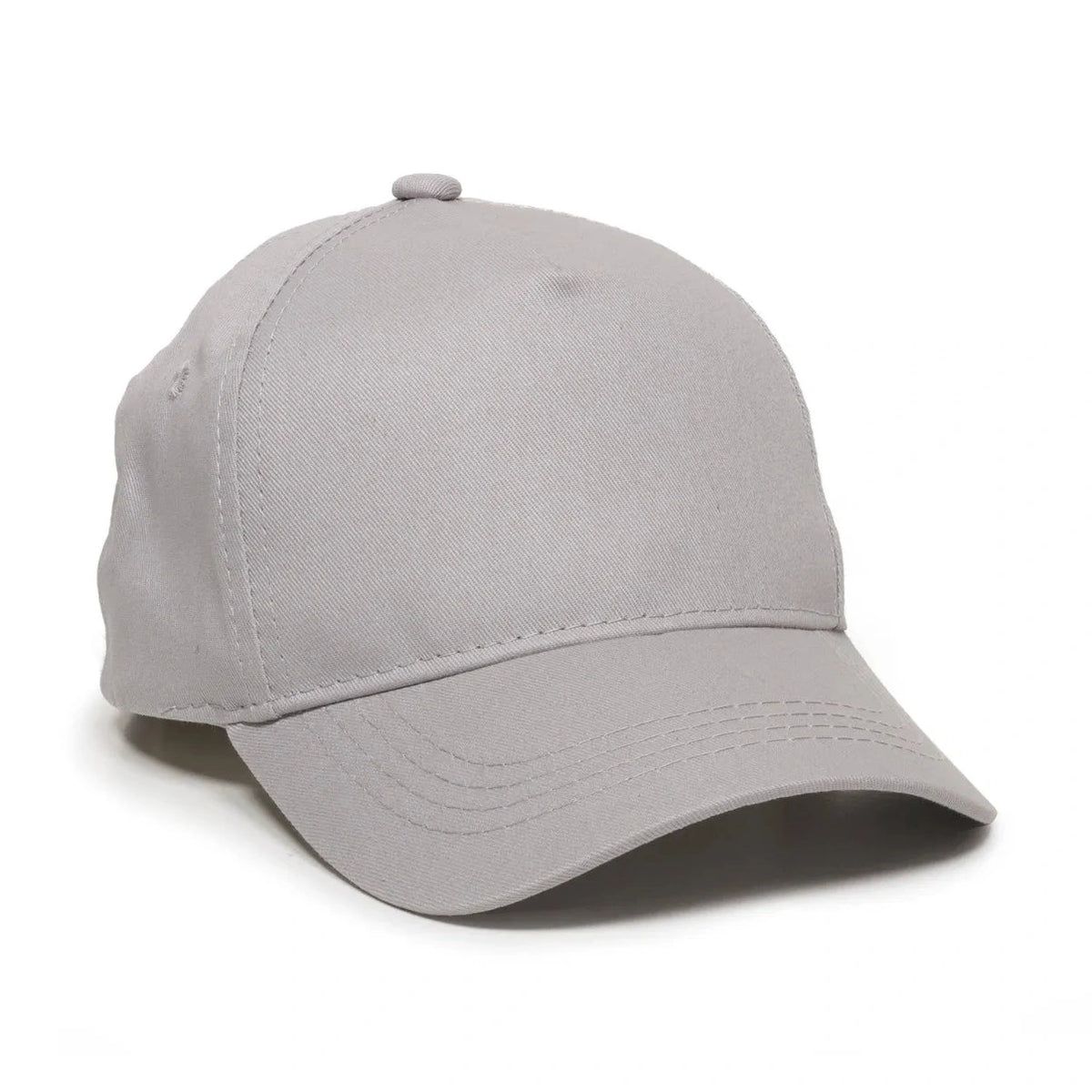 Outdoor Cap GL-455 Cotton Twill Pre-Curve Structured Solid Back Hat-1