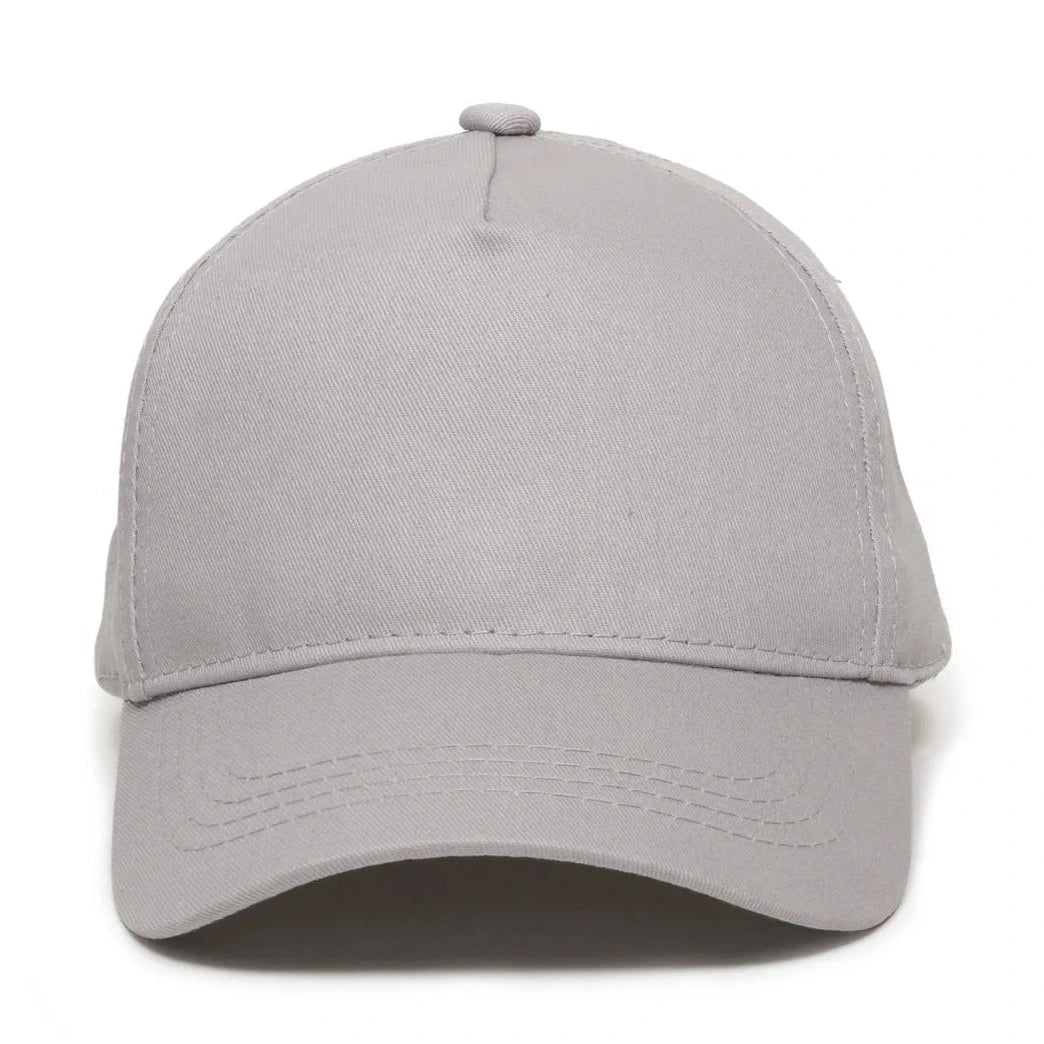Outdoor Cap GL-455 Cotton Twill Pre-Curve Structured Solid Back Hat-3