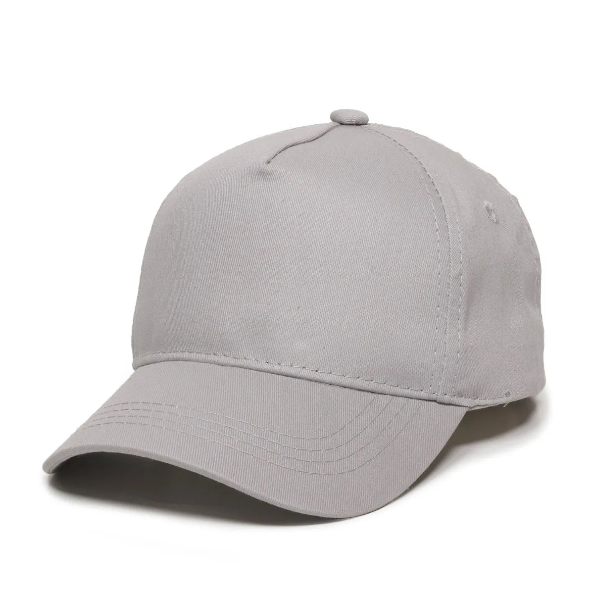 Outdoor Cap GL-455 Cotton Twill Pre-Curve Structured Solid Back Hat Unisex Accessories Hats & Caps