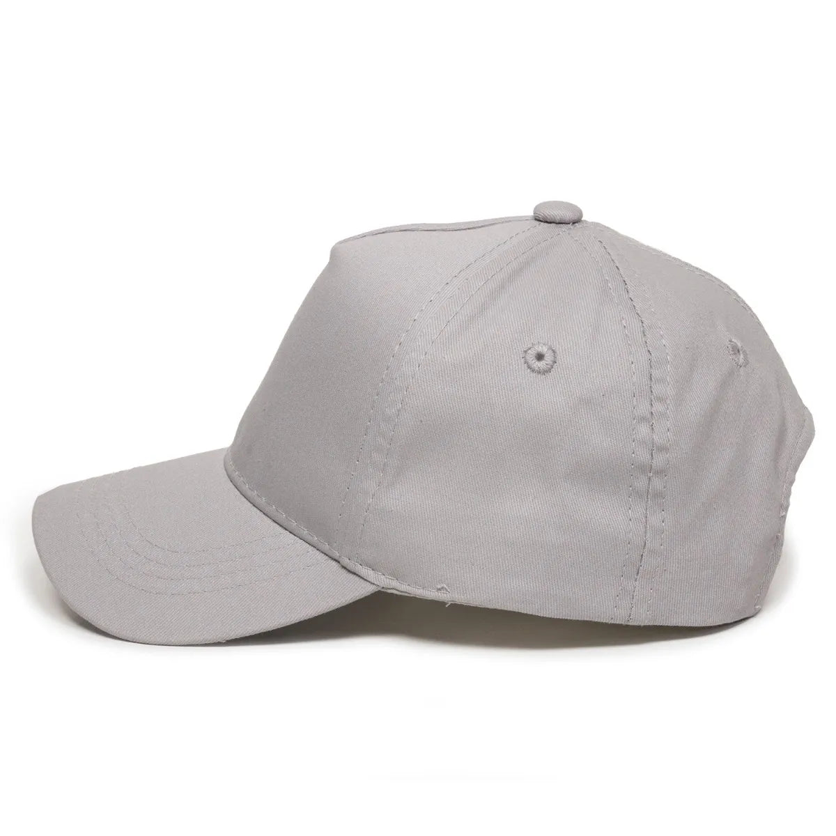 Outdoor Cap GL-455 Cotton Twill Pre-Curve Structured Solid Back Hat Unisex Accessories Hats & Caps
