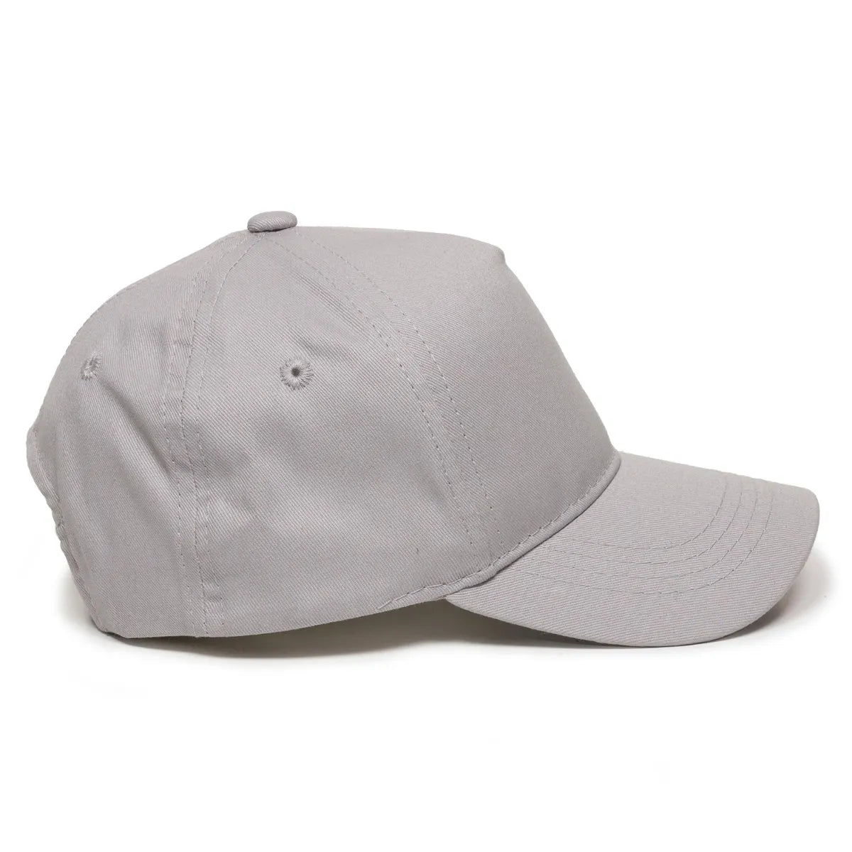 Outdoor Cap GL-455 Cotton Twill Pre-Curve Structured Solid Back Hat Unisex Accessories Hats & Caps