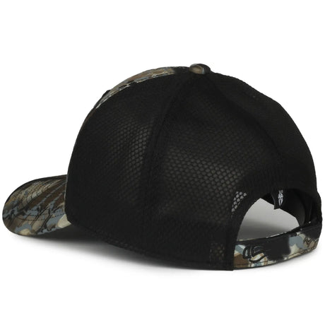 Outdoor Cap PFC-150M Moisture Wicking Structured Trucker Hat Unisex Accessories Hats & Caps