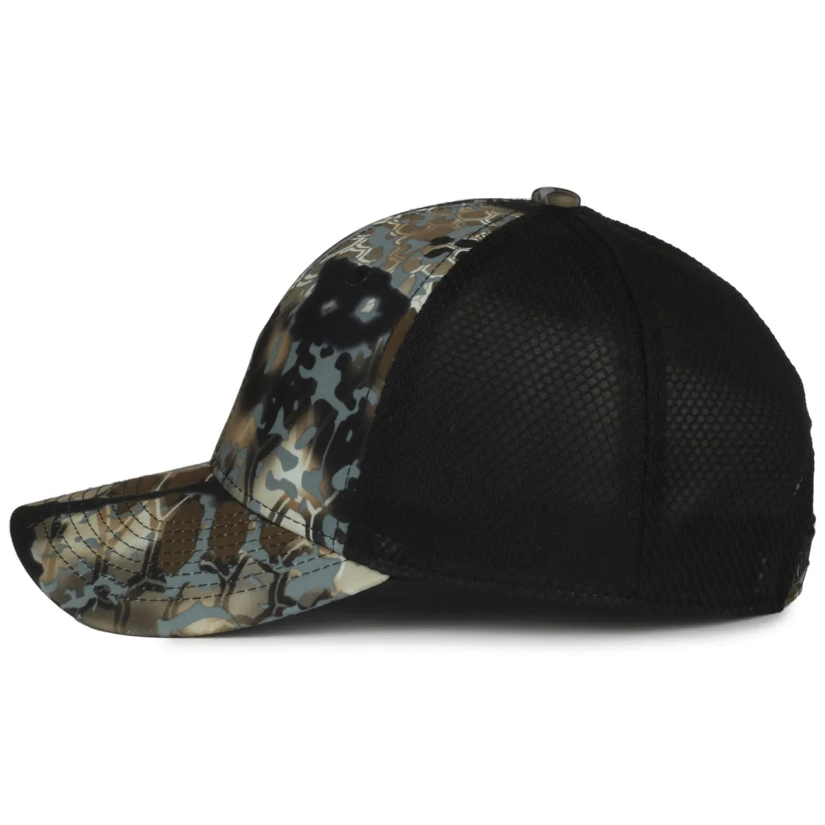 Outdoor Cap PFC-150M Moisture Wicking Structured Trucker Hat Unisex Accessories Hats & Caps