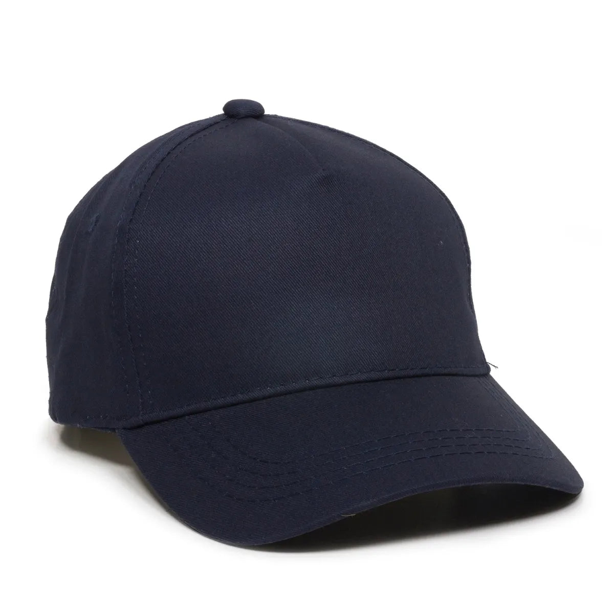 Outdoor Cap GL-455 Cotton Twill Pre-Curve Structured Solid Back Hat Unisex Accessories Hats & Caps