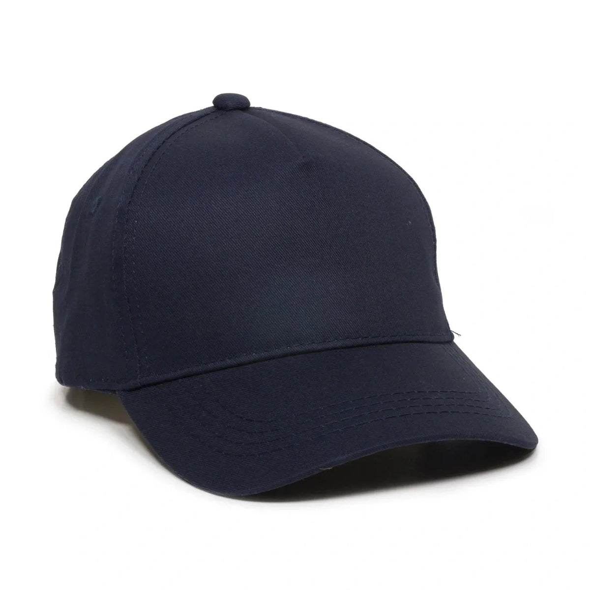 Outdoor Cap GL-455 Cotton Twill Pre-Curve Structured Solid Back Hat-1