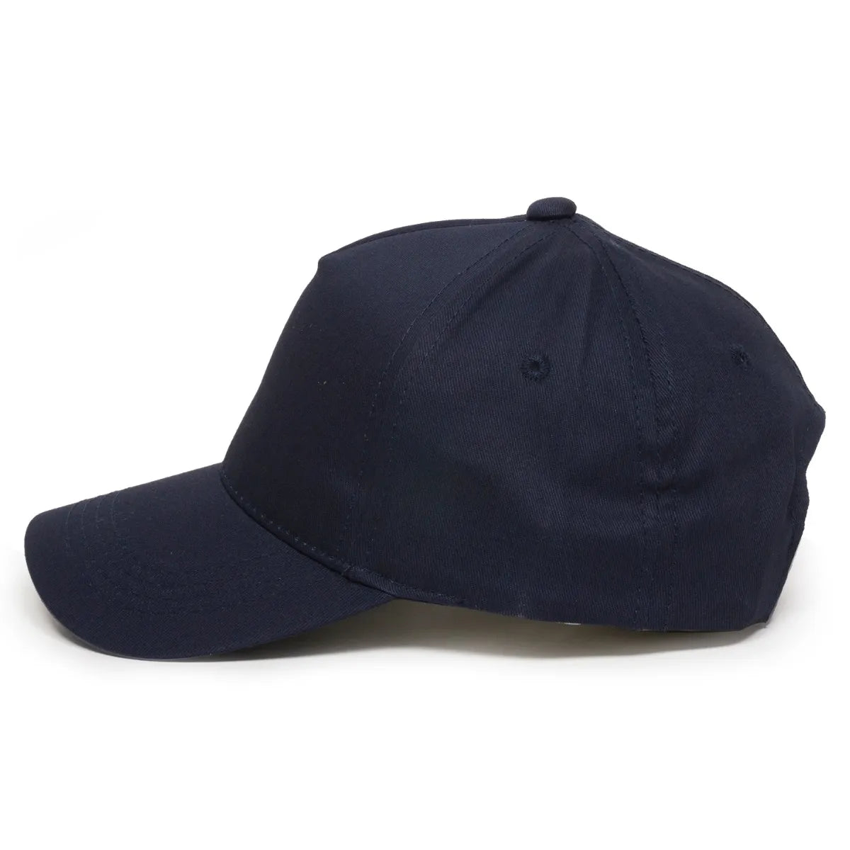 Outdoor Cap GL-455 Cotton Twill Pre-Curve Structured Solid Back Hat Unisex Accessories Hats & Caps
