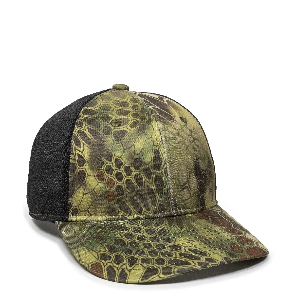 Outdoor Cap PFC-150M Moisture Wicking Structured Trucker Hat Unisex Accessories Hats & Caps