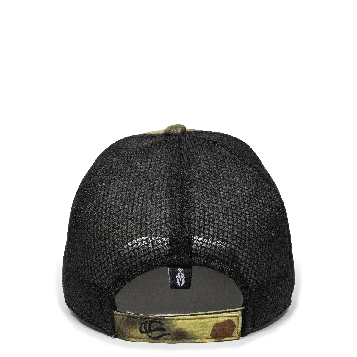 Outdoor Cap PFC-150M Moisture Wicking Structured Trucker Hat Unisex Accessories Hats & Caps