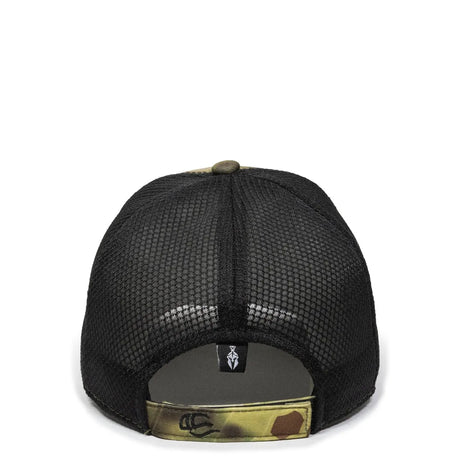 Outdoor Cap PFC-150M Moisture Wicking Structured Trucker Hat Unisex Accessories Hats & Caps