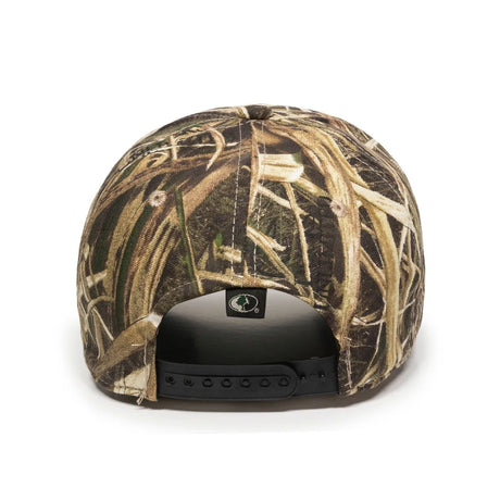Outdoor Cap 301IS Canvas Camo Structured Solid Back Hat Unisex Accessories Hats & Caps