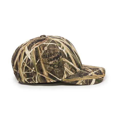 Outdoor Cap 301IS Canvas Camo Structured Solid Back Hat Unisex Accessories Hats & Caps