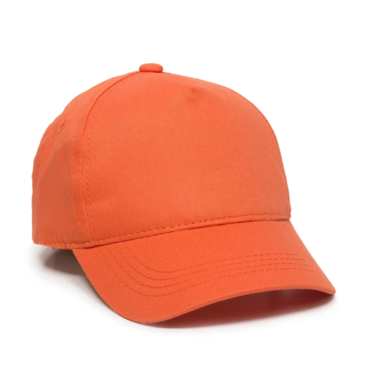 Outdoor Cap GL-455 Cotton Twill Pre-Curve Structured Solid Back Hat Unisex Accessories Hats & Caps
