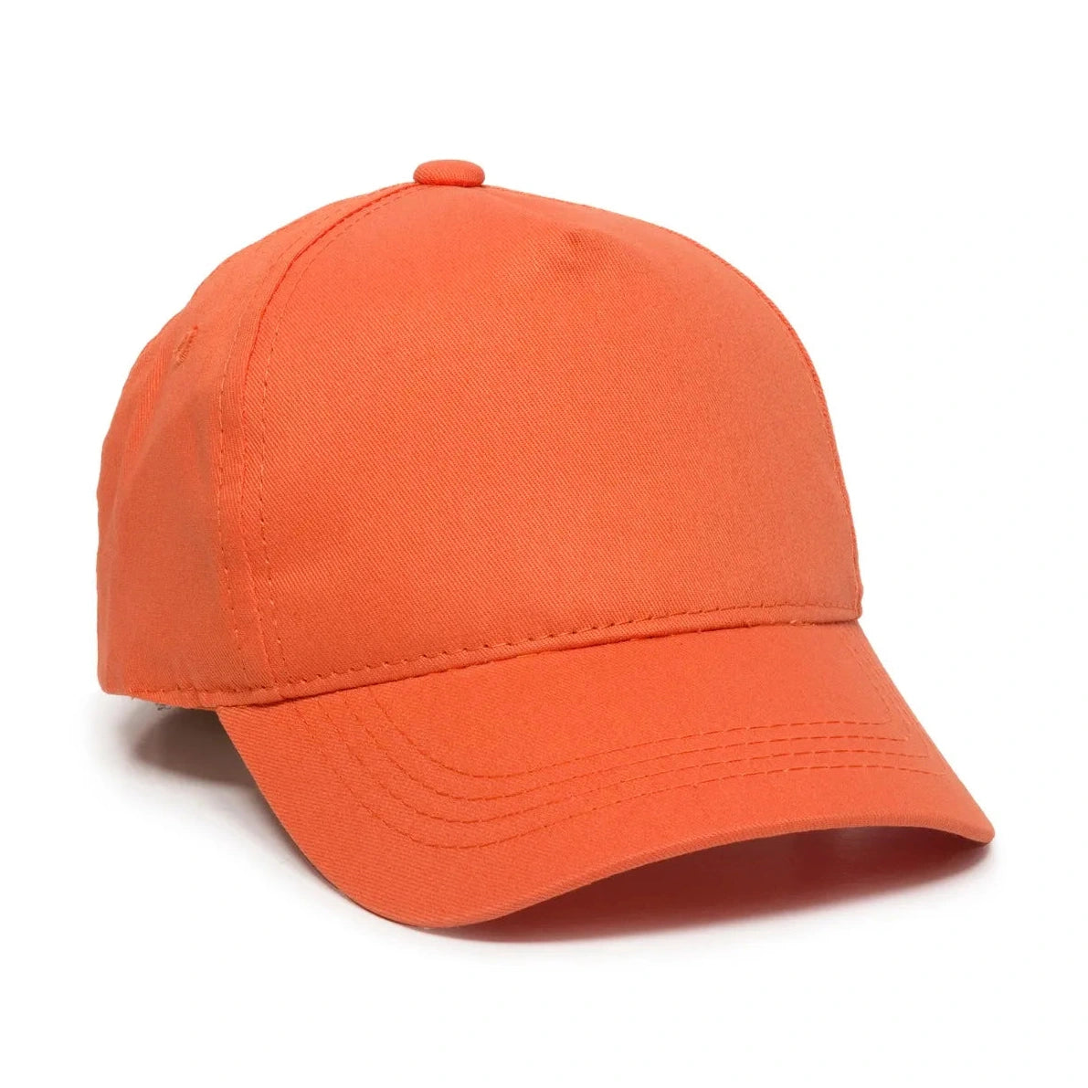 Outdoor Cap GL-455 Cotton Twill Pre-Curve Structured Solid Back Hat-1
