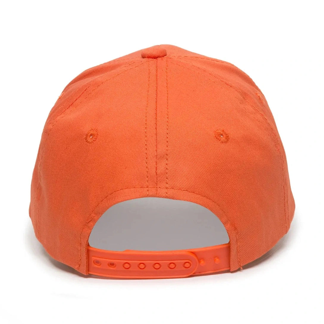 Outdoor Cap GL-455 Cotton Twill Pre-Curve Structured Solid Back Hat-2