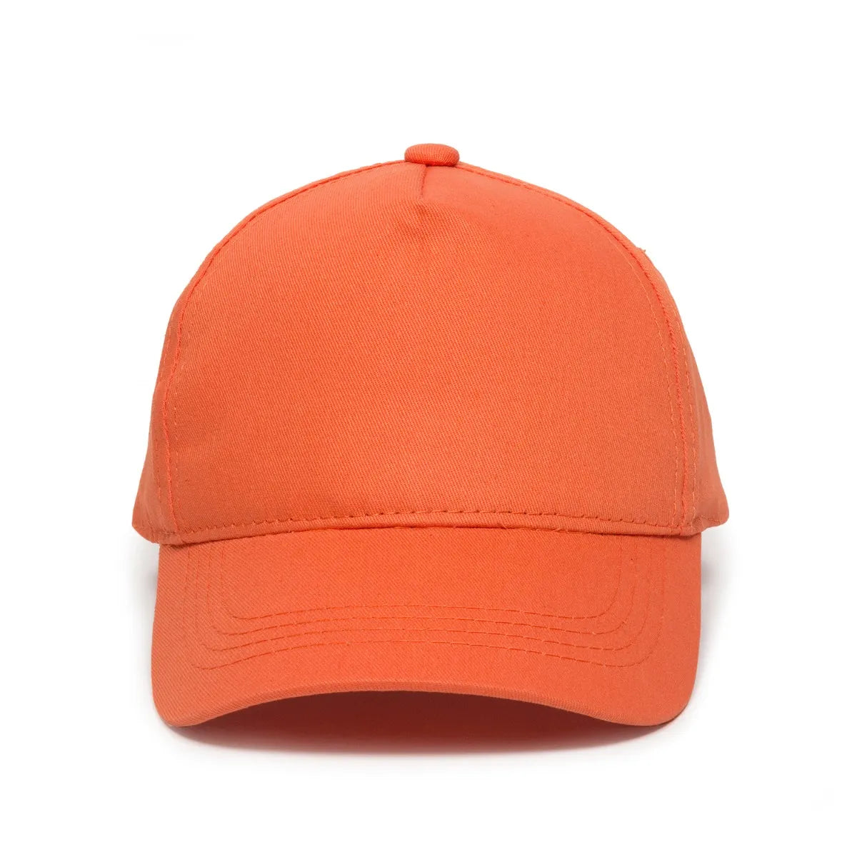 Outdoor Cap GL-455 Cotton Twill Pre-Curve Structured Solid Back Hat Unisex Accessories Hats & Caps
