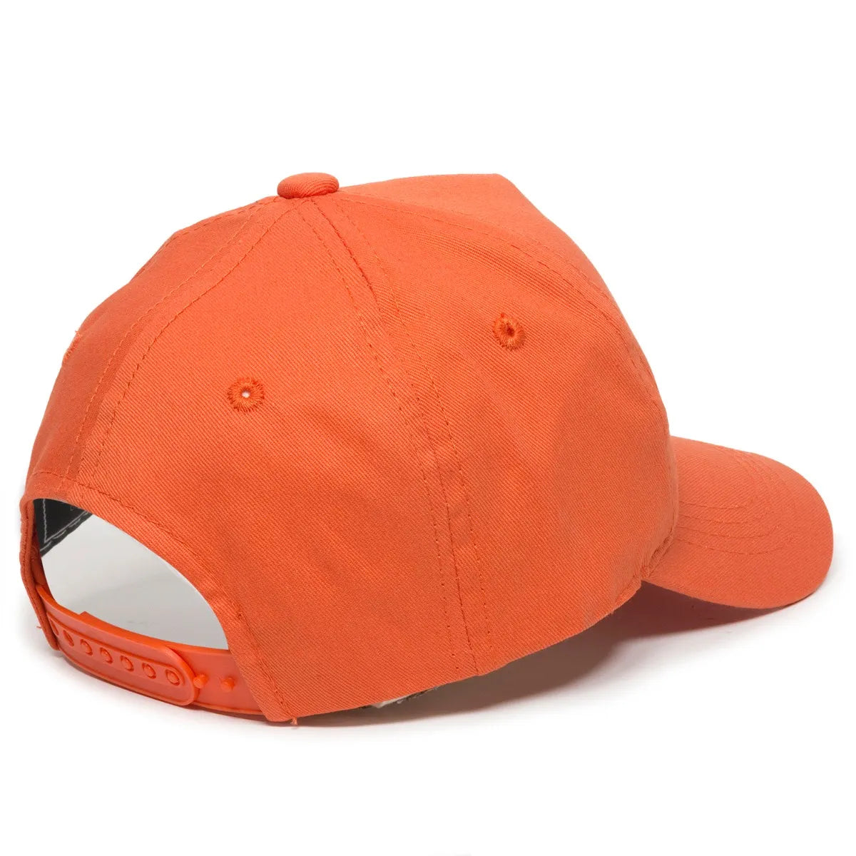 Outdoor Cap GL-455 Cotton Twill Pre-Curve Structured Solid Back Hat Unisex Accessories Hats & Caps