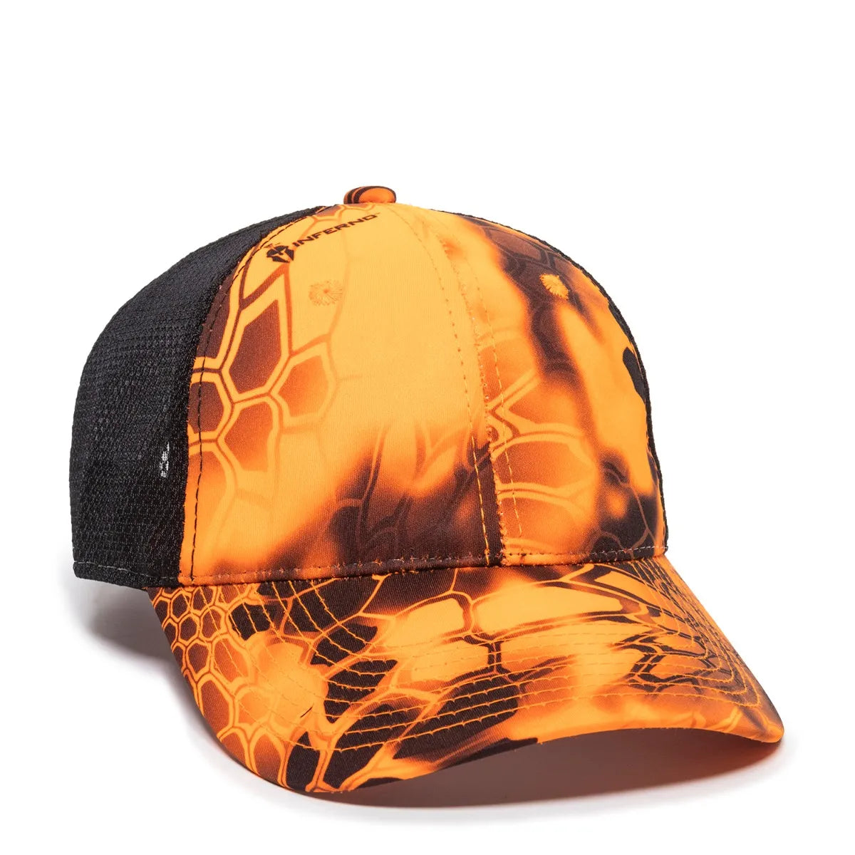 Outdoor Cap PFC-150M Moisture Wicking Structured Trucker Hat Unisex Accessories Hats & Caps